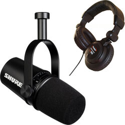 Mikrofon set mit ständer Shure MV7-K + Pro 580 Offert