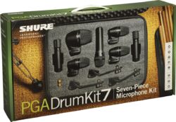 Kabelgebundenes mikrofon set Shure PGA Drumkit 7