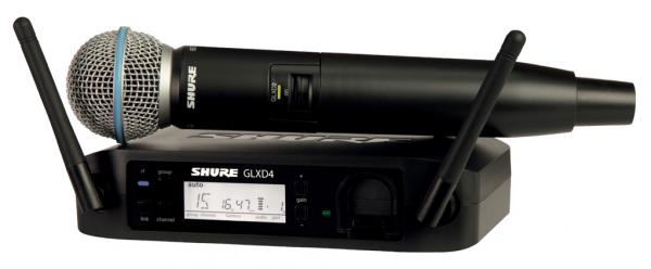 Wireless handmikrofon Shure GLXD24E-B58-Z2