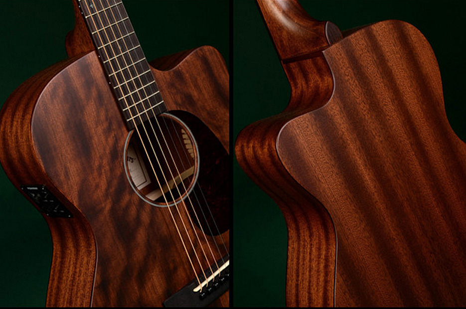 Sigma 000mc-15e Auditorium Cw Tout Acajou Rw - Natural Satin - Elektroakustische Gitarre - Variation 2