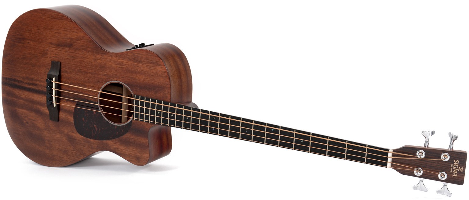 Sigma Bmc-15e Dreadnought Cw Tout Acajou Mic - Natural - Akustische Bass - Variation 2