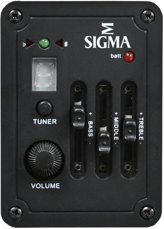 Sigma Bme Jumbo Epicea Acajou Mic - Natural Satin - Akustische Bass - Variation 4