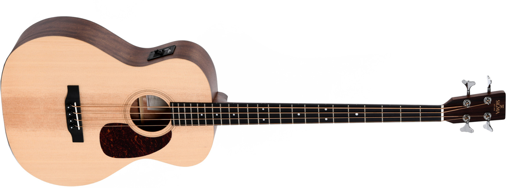 Sigma Bme Jumbo Epicea Acajou Mic - Natural Satin - Akustische Bass - Main picture