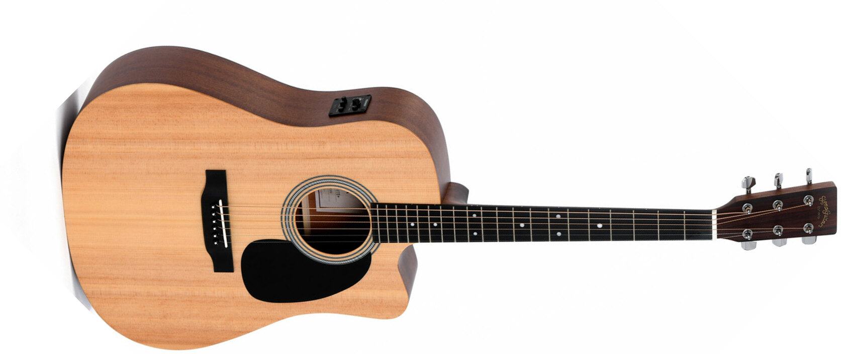 Sigma Dmc-ste Dreadnought Epicea Acajou Rw - Natural - Elektroakustische Gitarre - Main picture