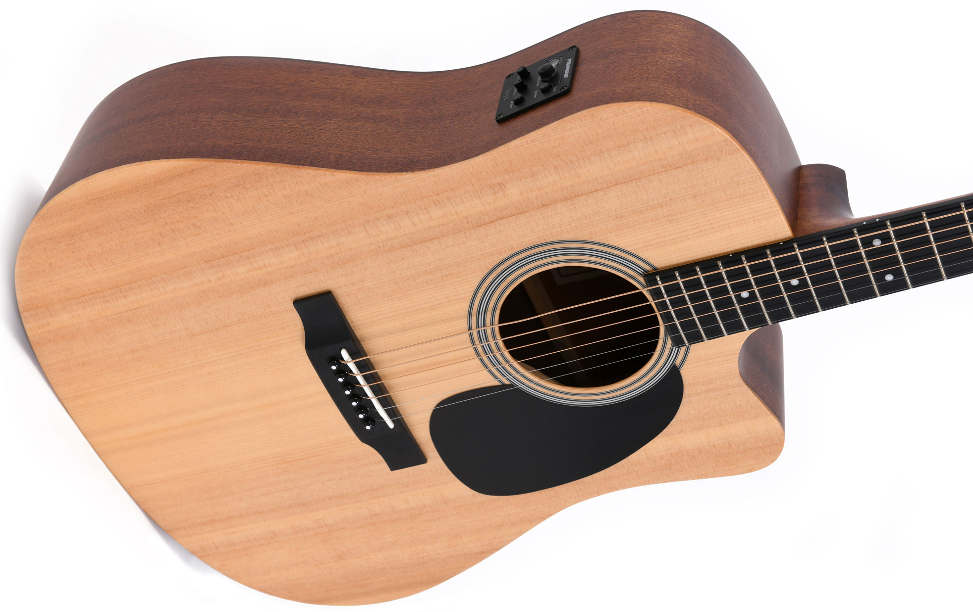Sigma Dmc-ste Dreadnought Epicea Acajou Rw - Natural - Elektroakustische Gitarre - Variation 3