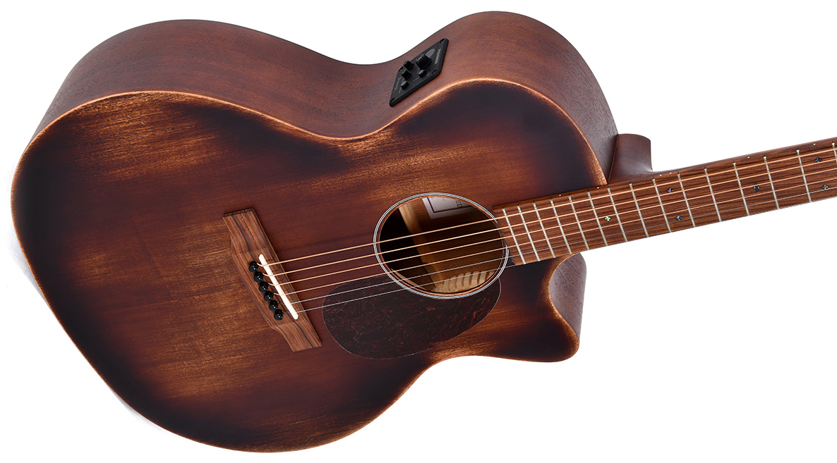 Sigma Gmc-15e-aged Orchestra Model Tout Acajou Pf - Natural Distressed Satin - Folk-Gitarre - Variation 2