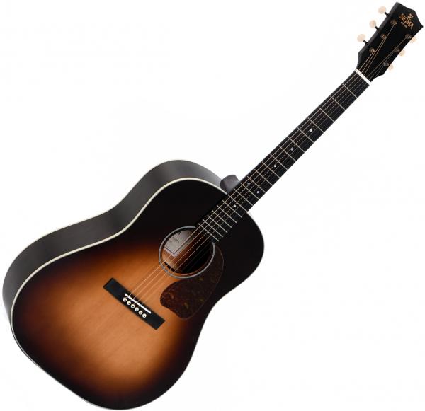Elektroakustische gitarre Sigma JM-SG45+ - sunburst