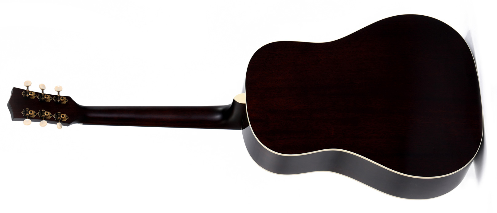 Sigma Jm-sg45+ Dreadnought Epicea Acajou Mic - Sunburst - Elektroakustische Gitarre - Variation 1
