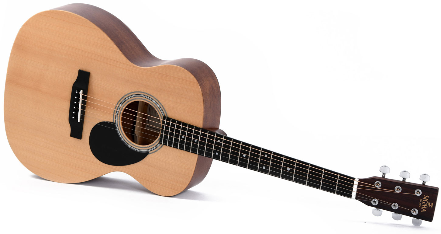 Sigma Omm-stl Orchestra Model Lh Gaucher Epicea Acajou Mic - Natural Gloss Top - Westerngitarre & electro - Variation 1
