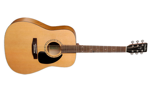 Simon & Patrick Woodland Cedar Dreadnought Cedre Merisier Rw - Natural Semi Gloss - Westerngitarre & electro - Variation 1