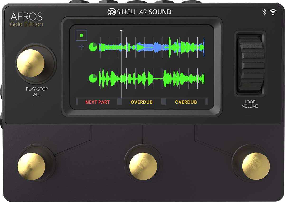 Singular Sound Aeros Looper Gold - Looper Effektpedal - Main picture