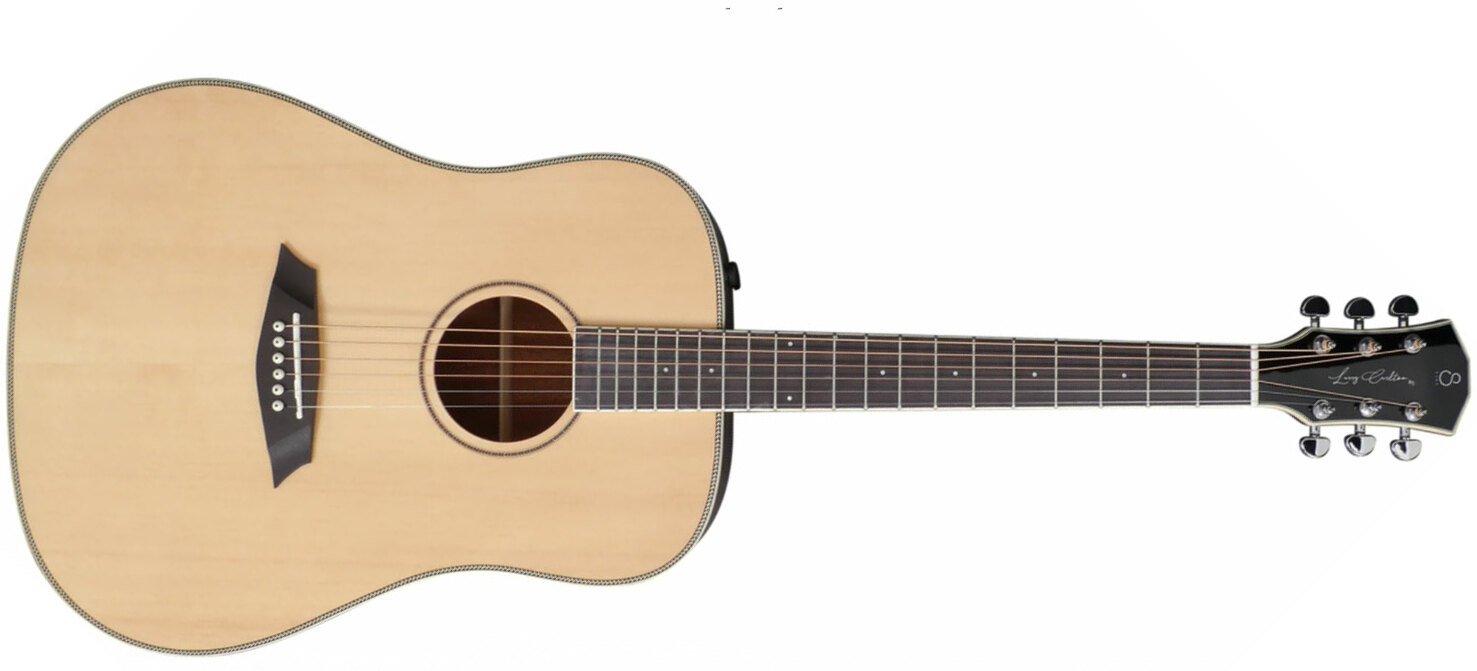 Sire Larry Carlton A3-d Signature Dreadnought Epicea Acajou Rw - Natural - Elektroakustische Gitarre - Main picture