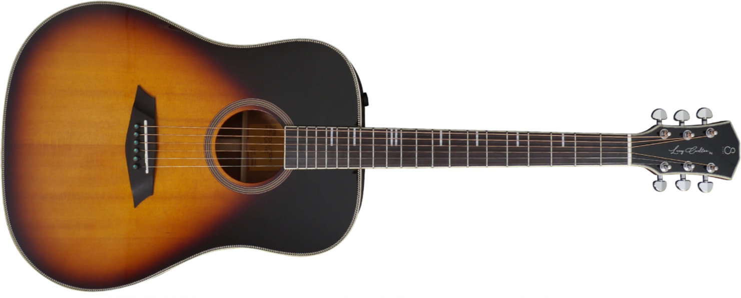Sire Larry Carlton A4-d Dreadnought Epicea Acajou Rw - Vintage Sunburst - Elektroakustische Gitarre - Main picture
