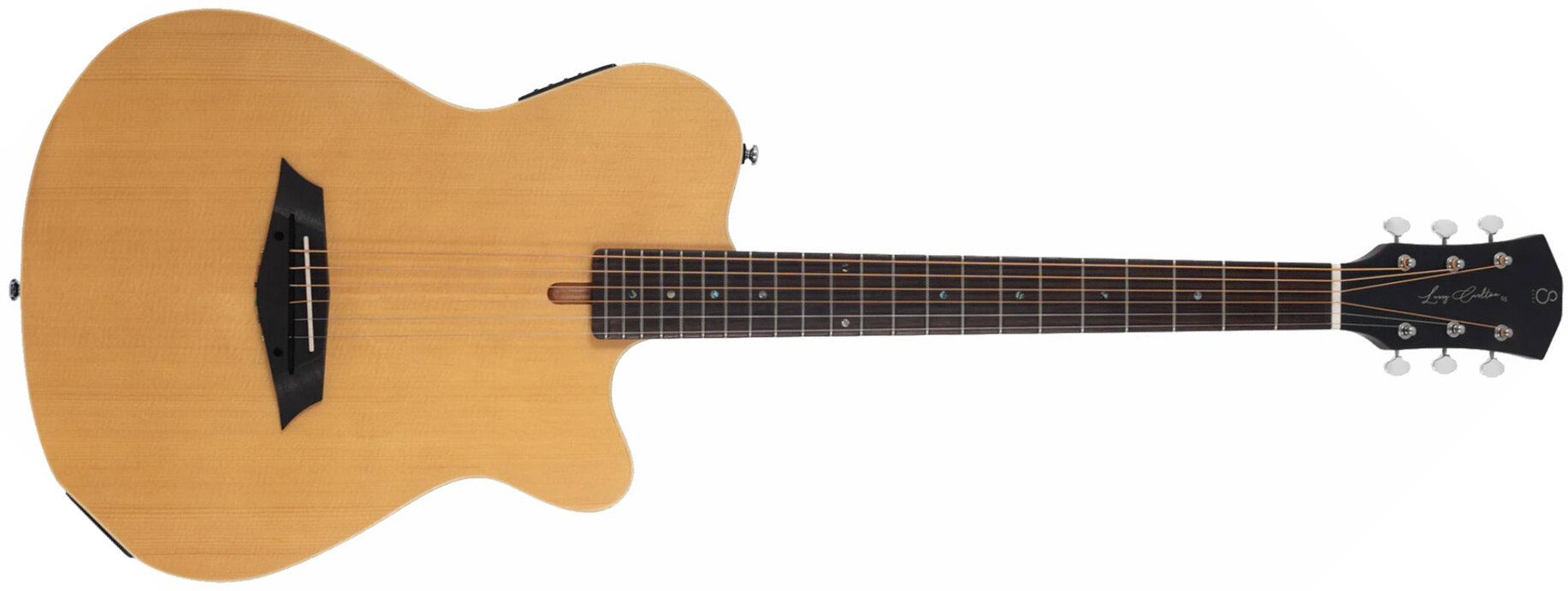 Sire Larry Carlton G5a Solid Acoustic Cw Signature Epicea Acajou Rw - Natural Satin - Folk-Gitarre - Main picture