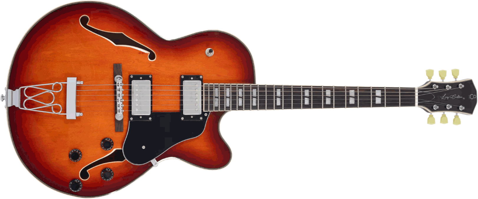 Sire Larry Carlton H7f 2h Ht Eb - Tobacco Burst - Hollowbody E-Gitarre - Main picture