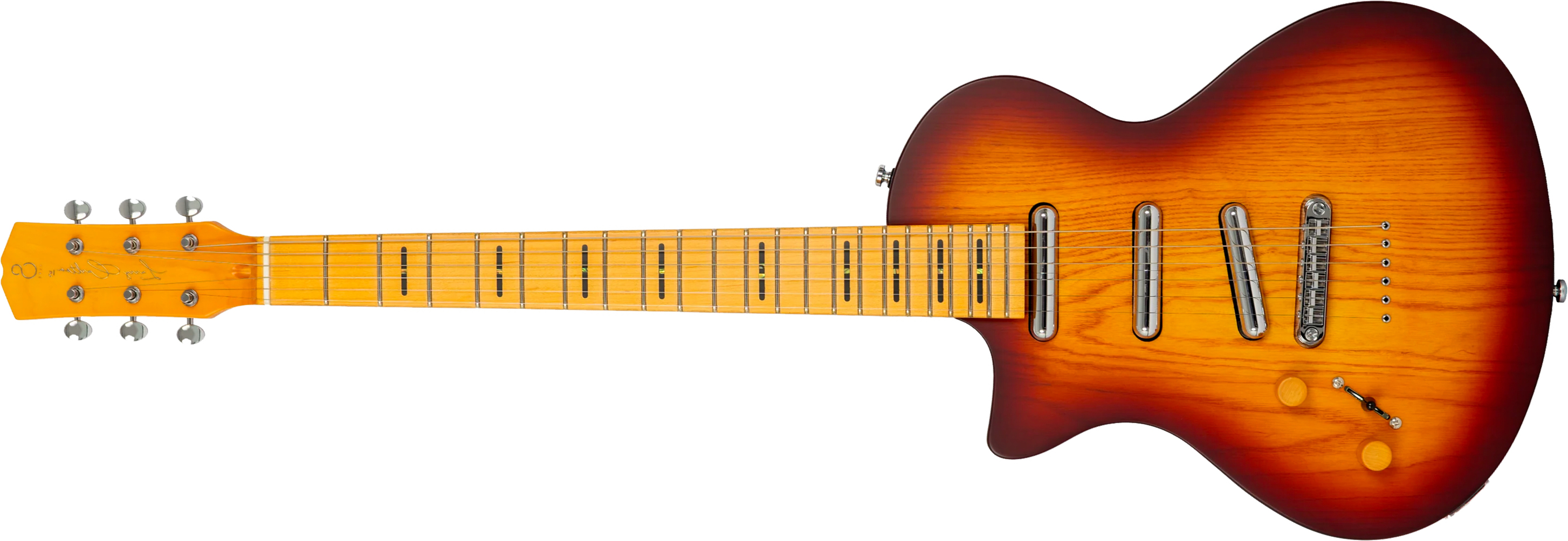 Sire Larry Carlton I5l Lh Gaucher 3s Ht Mn - Tobacco Sunburst Satin - Retro-Rock-E-Gitarre - Main picture