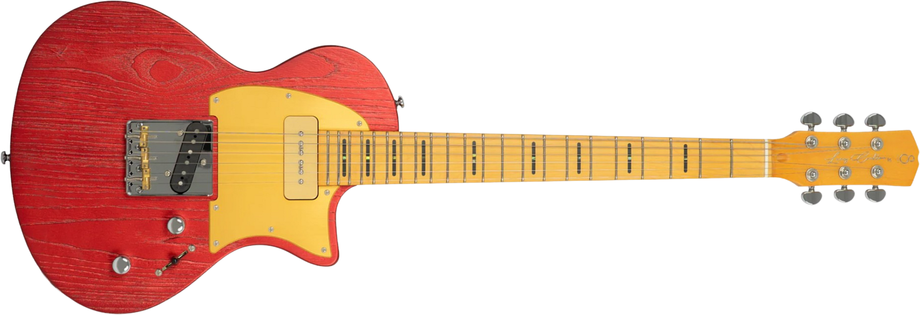 Sire Larry Carlton I5t 2s P90 Ht Mn - Candy Apple Red - Single-Cut-E-Gitarre - Main picture