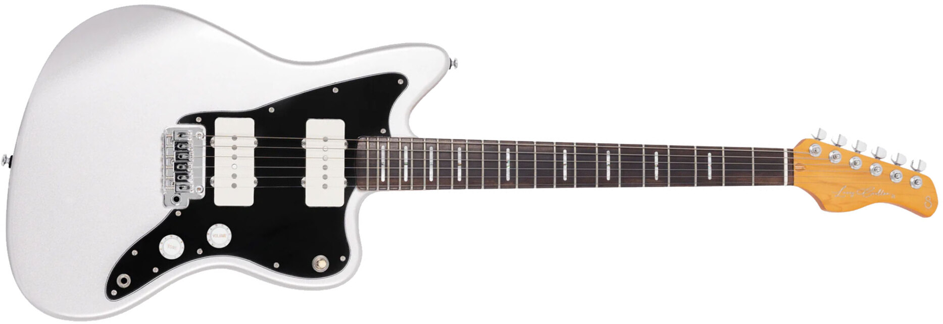 Sire Larry Carlton J3 2s Trem Rw - Silver - Retro-Rock-E-Gitarre - Main picture