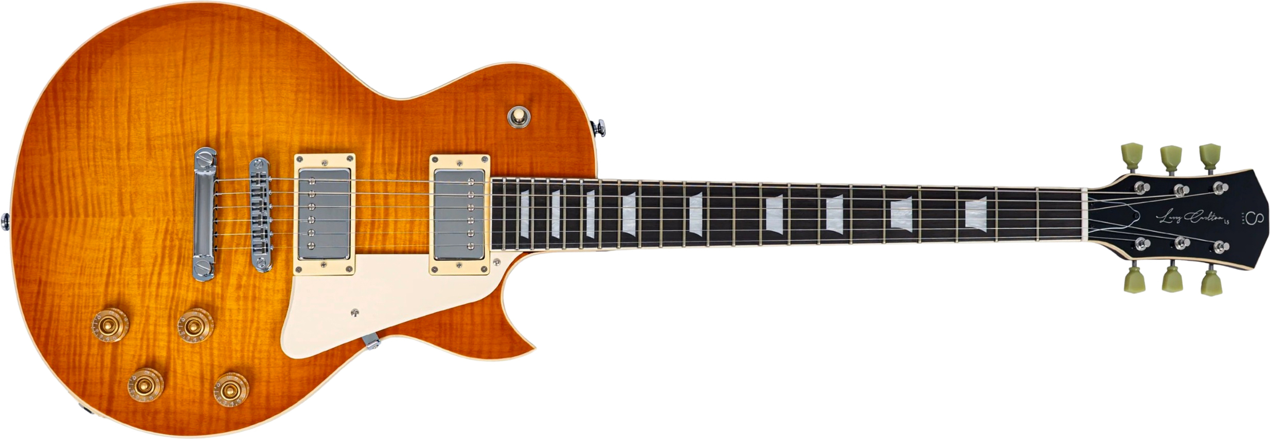 Sire Larry Carlton L5 2h Ht Rw - Amber Burst - Single-Cut-E-Gitarre - Main picture