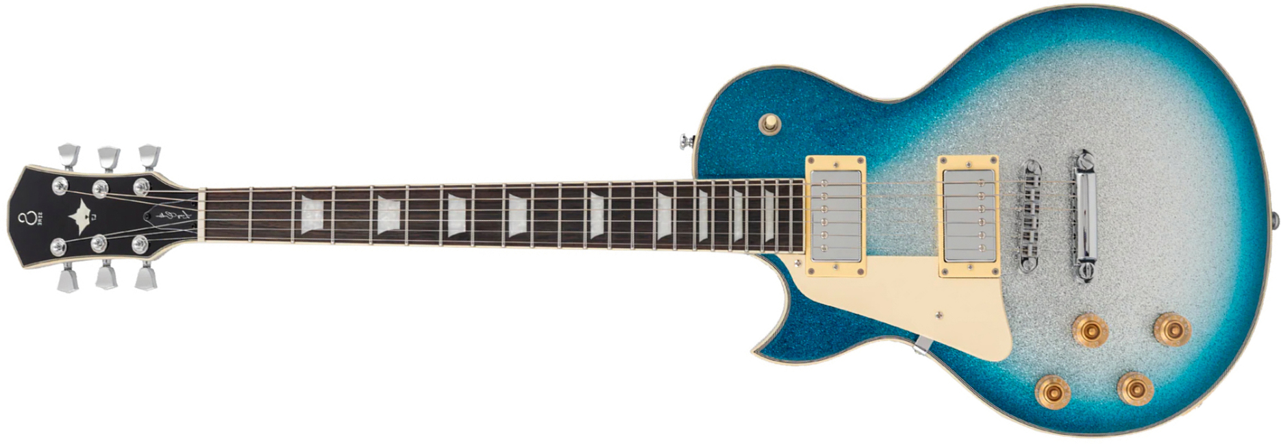 Sire Larry Carlton L7 Lh Gaucher New Gen 2h Ht Eb - Skyburst Sparkle - Single-Cut-E-Gitarre - Main picture