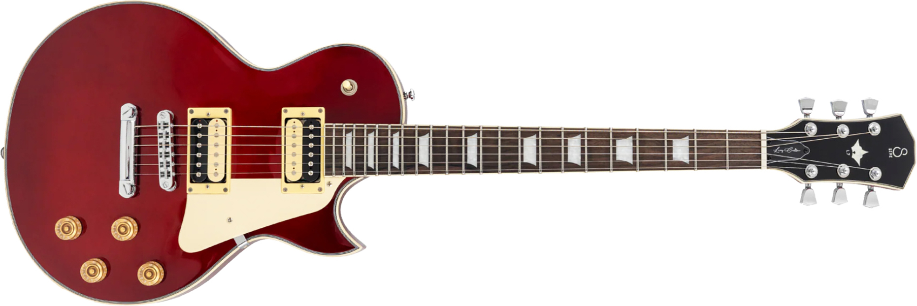 Sire Larry Carlton L7 New Gen 2h Ht Eb - Candy Apple Red - Single-Cut-E-Gitarre - Main picture