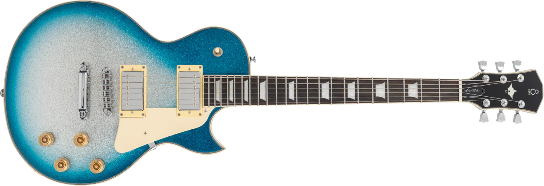 Sire Larry Carlton L7 New Gen 2h Ht Eb - Skyburst Sparkle - Single-Cut-E-Gitarre - Main picture