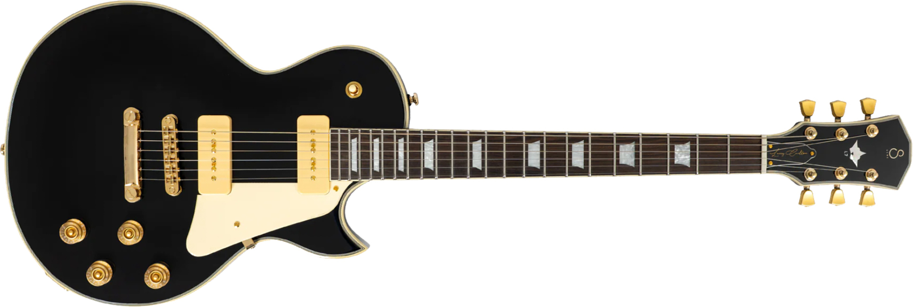 Sire Larry Carlton L7v New Gen 2s P90 Ht Eb - Black - Single-Cut-E-Gitarre - Main picture