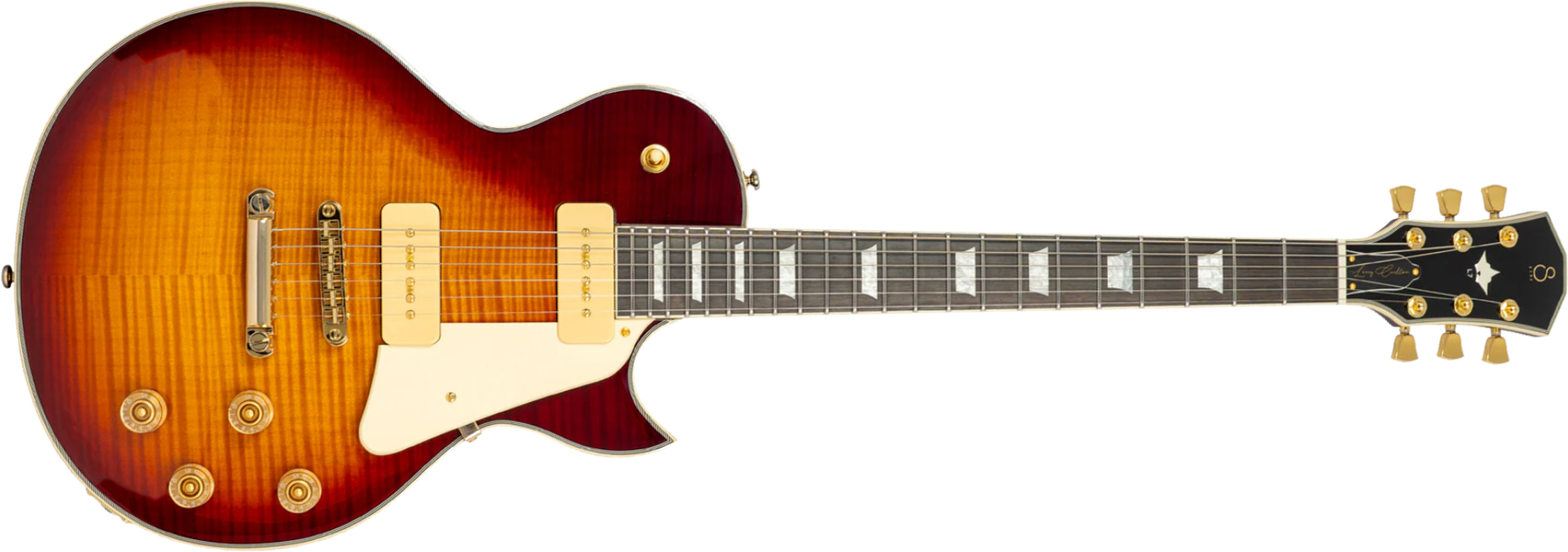 Sire Larry Carlton L7v New Gen 2s P90 Ht Eb - Tobacco Sunburst - Single-Cut-E-Gitarre - Main picture