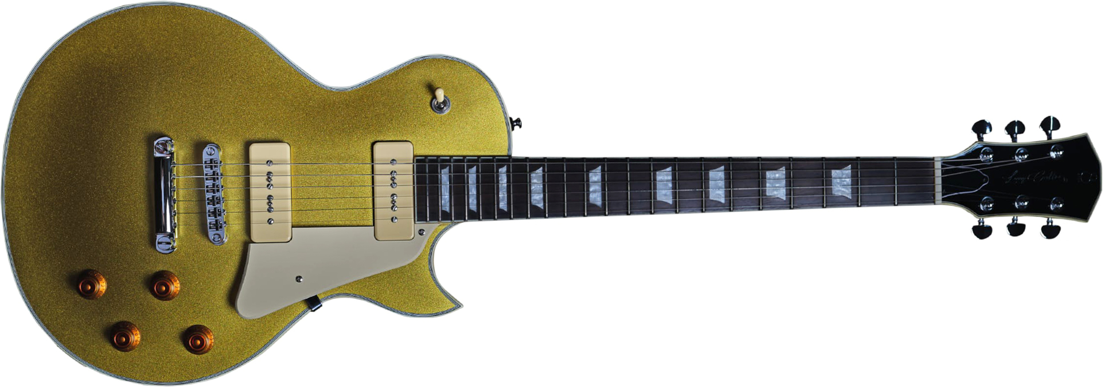 Sire Larry Carlton L7v Signature 2s P90 Ht Eb - Gold Top - Single-Cut-E-Gitarre - Main picture