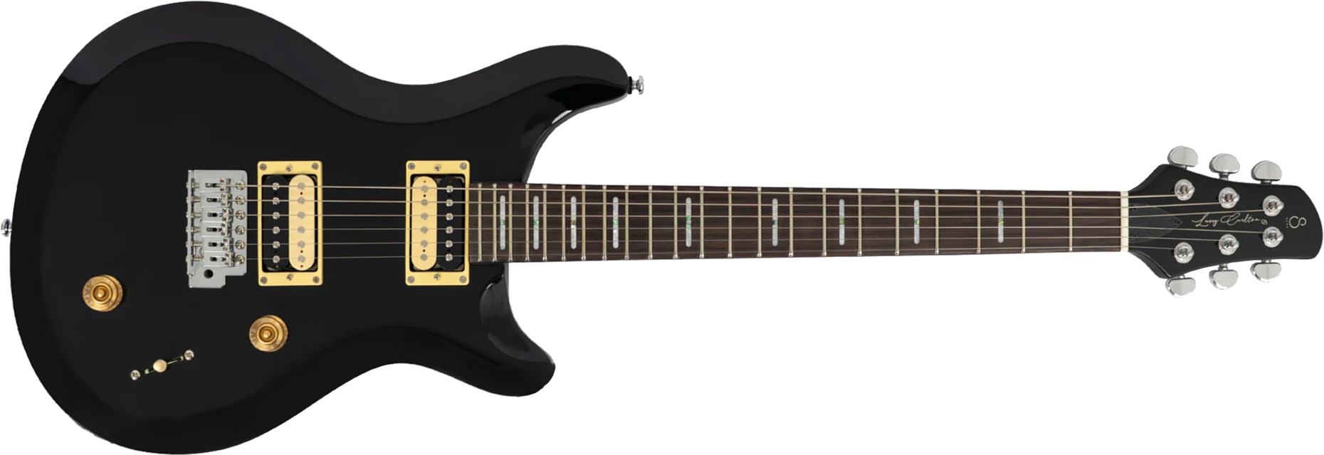 Sire Larry Carlton Q3 2h Trem Rw - Black - Double Cut E-Gitarre - Main picture