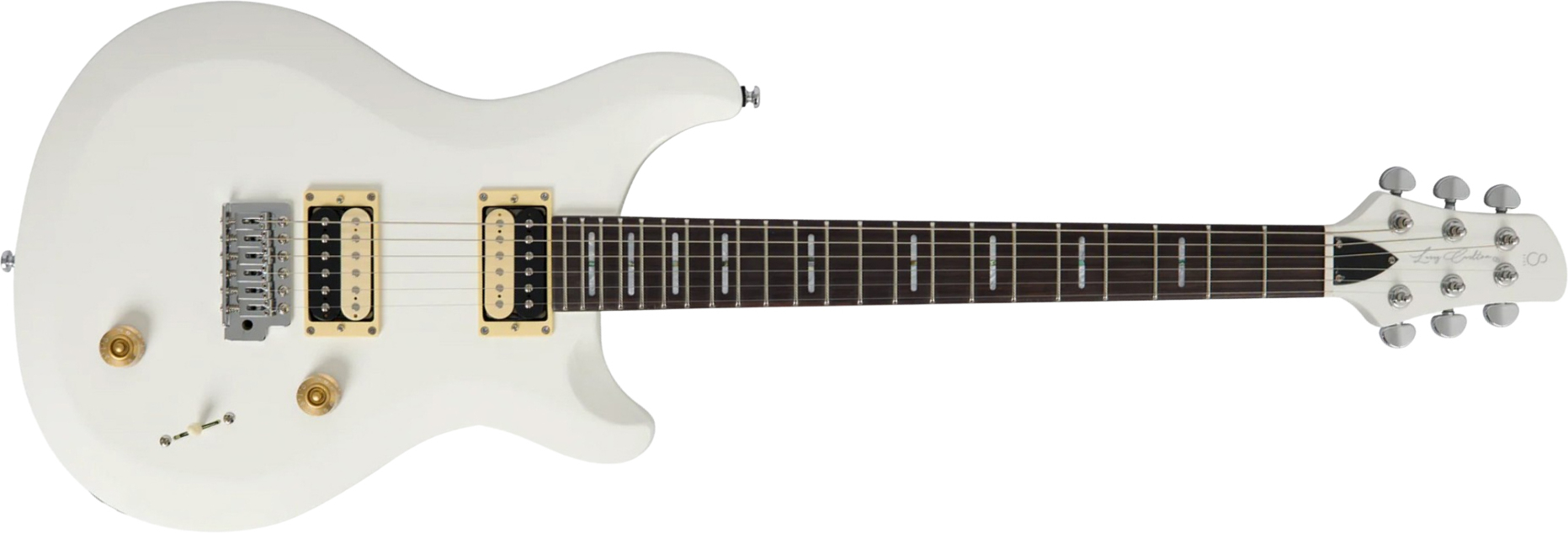 Sire Larry Carlton Q3 2h Trem Rw - Antique White - Double Cut E-Gitarre - Main picture