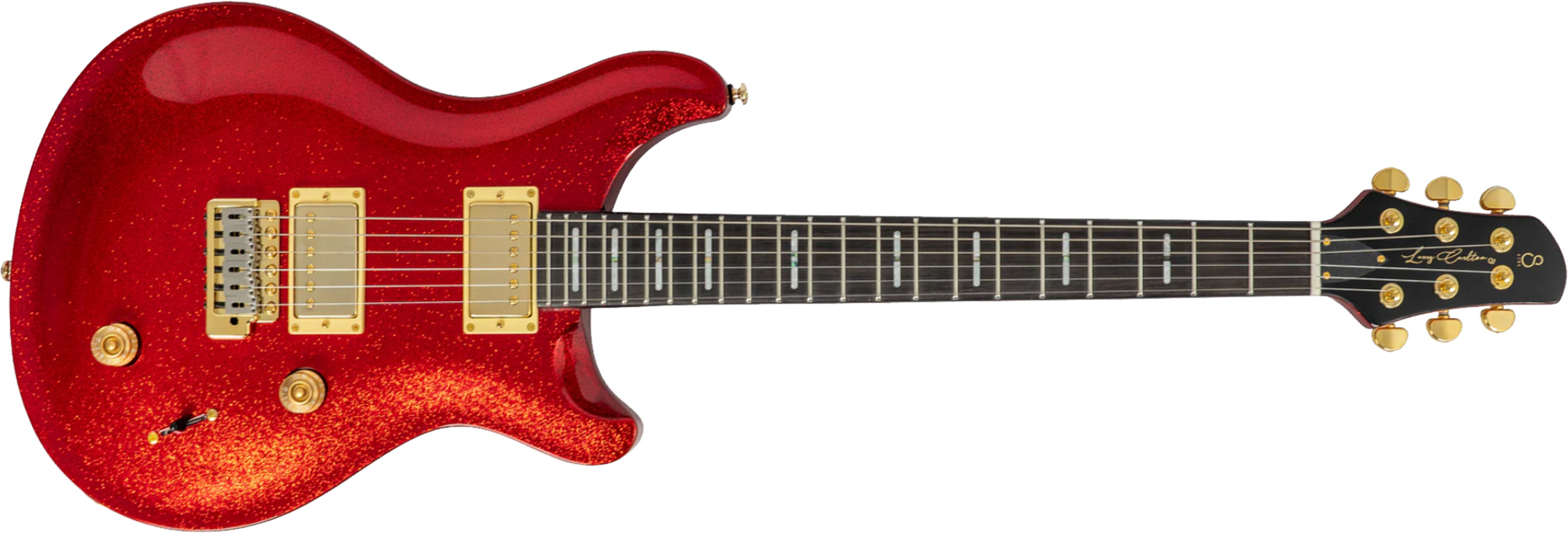 Sire Larry Carlton Q7 2h Trem Eb - Red Sparkle - Double Cut E-Gitarre - Main picture