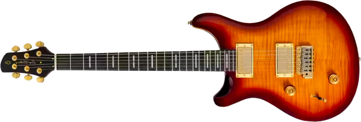 Sire Larry Carlton Q7 Lh Gaucher 2h Trem Eb - Tobacco Sunburst - Double Cut E-Gitarre - Main picture