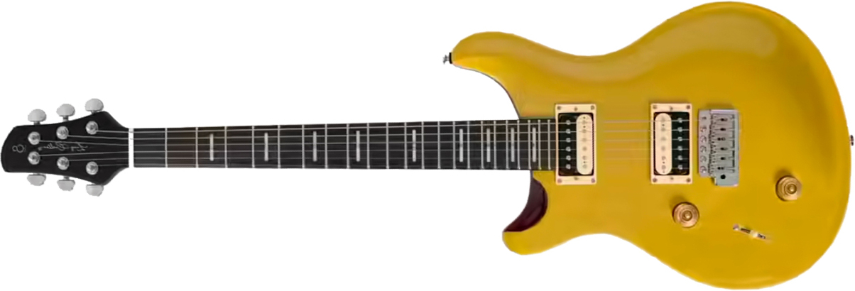 Sire Larry Carlton Q7 Lh Gaucher 2h Trem Eb - Metallic Gold - Double Cut E-Gitarre - Main picture