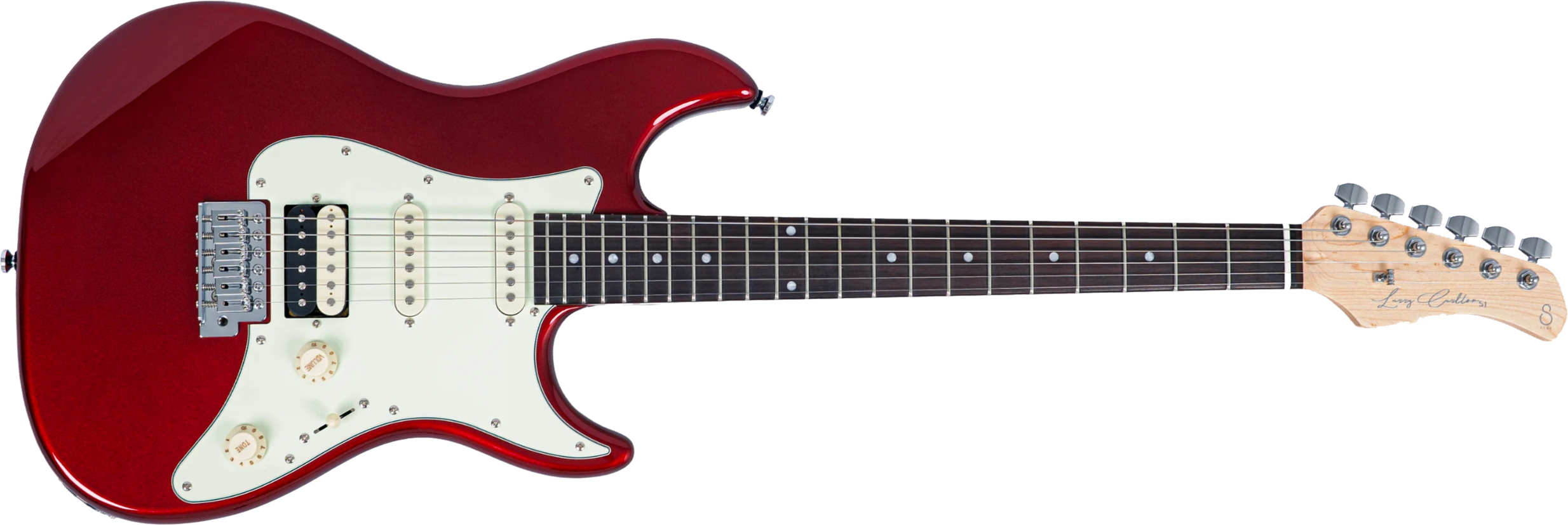 Sire Larry Carlton S1 Hss Trem Rw - Candy Apple Red - E-Gitarre in Str-Form - Main picture