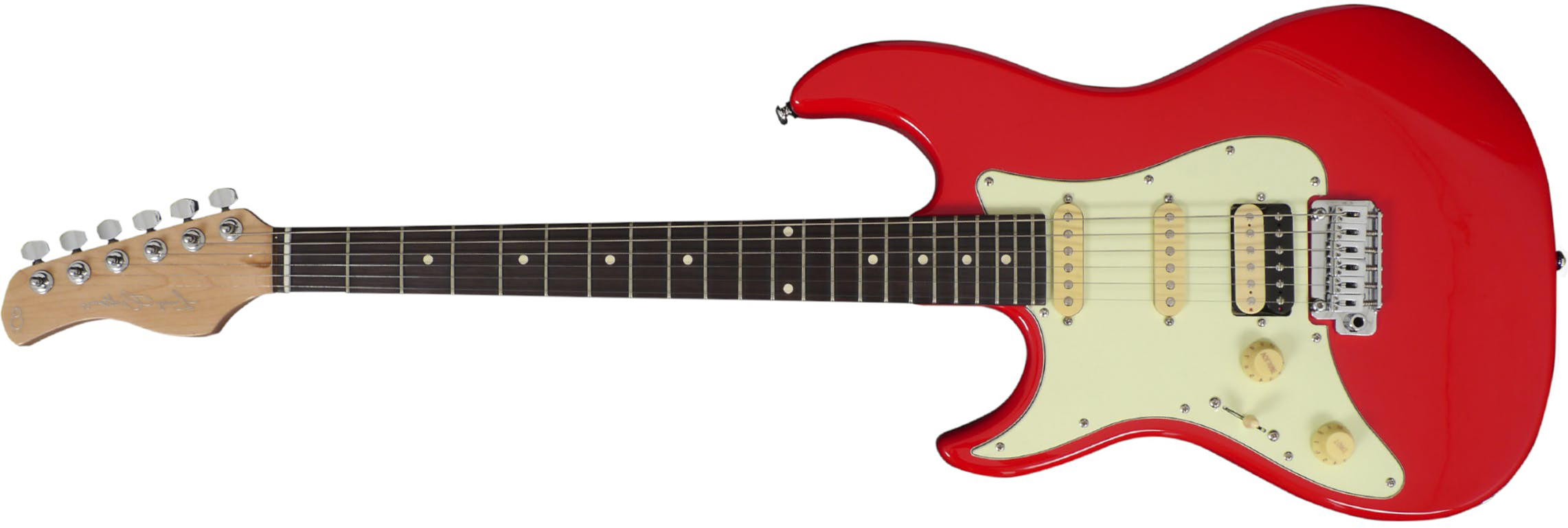 Sire Larry Carlton S3 Lh Signature Gaucher Hss Trem Rw - Dakota Red - E-Gitarre für Linkshänder - Main picture