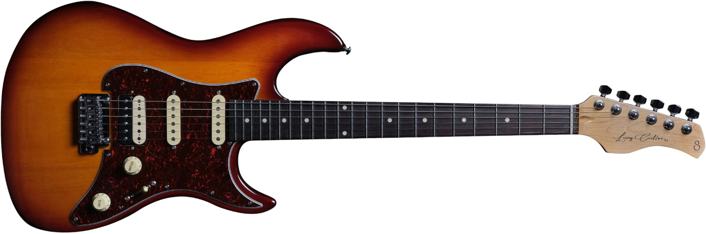 Sire Larry Carlton S3 Signature Hss Trem Rw - Tobacco Sunburst - E-Gitarre in Str-Form - Main picture
