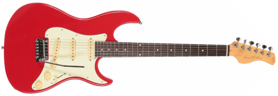 Sire Larry Carlton S3 Sss Signature 3s Trem Rw - Dakota Red - E-Gitarre in Str-Form - Main picture