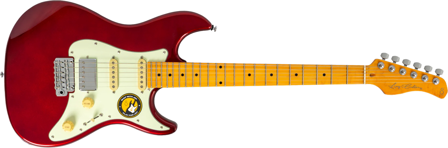 Sire Larry Carlton S5 Trem Hss Mn - Candy Apple Red - E-Gitarre in Str-Form - Main picture