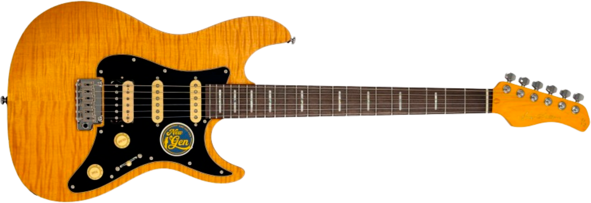 Sire Larry Carlton S7 Fm New Gen Hss Trem Rw - Natural Satin - E-Gitarre in Str-Form - Main picture