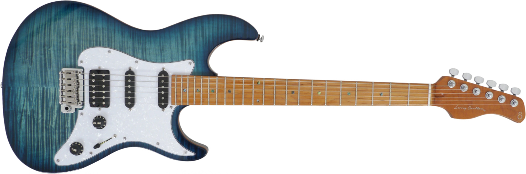 Sire Larry Carlton S7 Fm Signature Hss Trem Mn - Trans Blue - E-Gitarre in Str-Form - Main picture