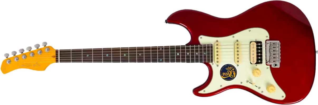 Sire Larry Carlton S7 Hss Lh Gaucher New Gen Trem Rw - Candy Apple Red - E-Gitarre in Str-Form - Main picture