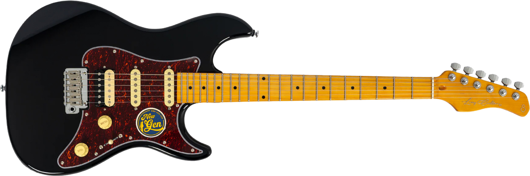Sire Larry Carlton S7 Hss New Gen Trem Mn - Black - E-Gitarre in Str-Form - Main picture