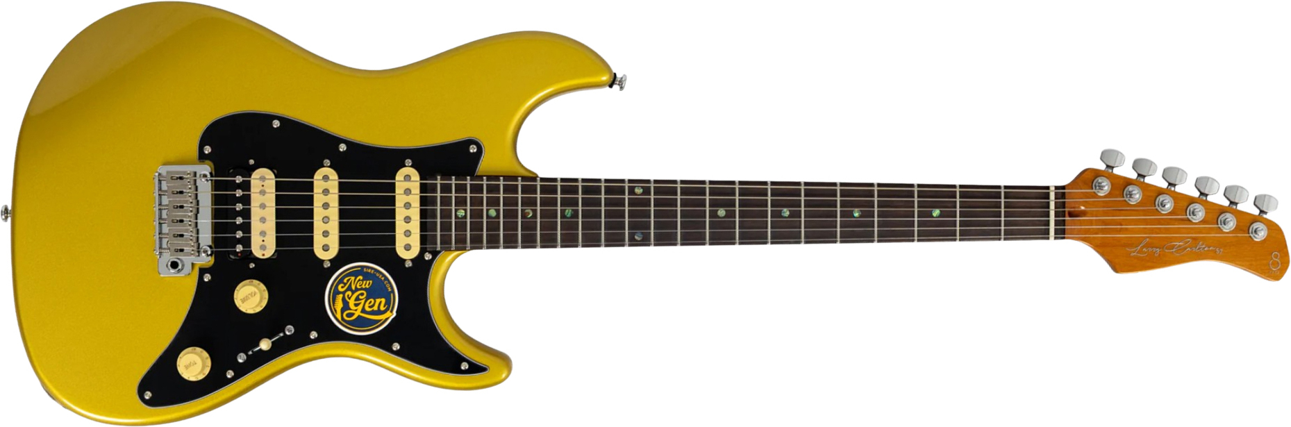 Sire Larry Carlton S7 Hss New Gen Trem Rw - Metallic Gold - E-Gitarre in Str-Form - Main picture