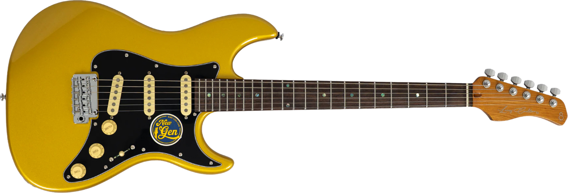Sire Larry Carlton S7 New Gen 3s Trem Rw - Metallic Gold - E-Gitarre in Str-Form - Main picture