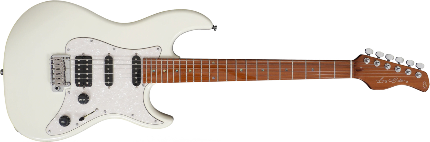 Sire Larry Carlton S7 Signature Hss Trem Mn - Antique White - E-Gitarre in Str-Form - Main picture