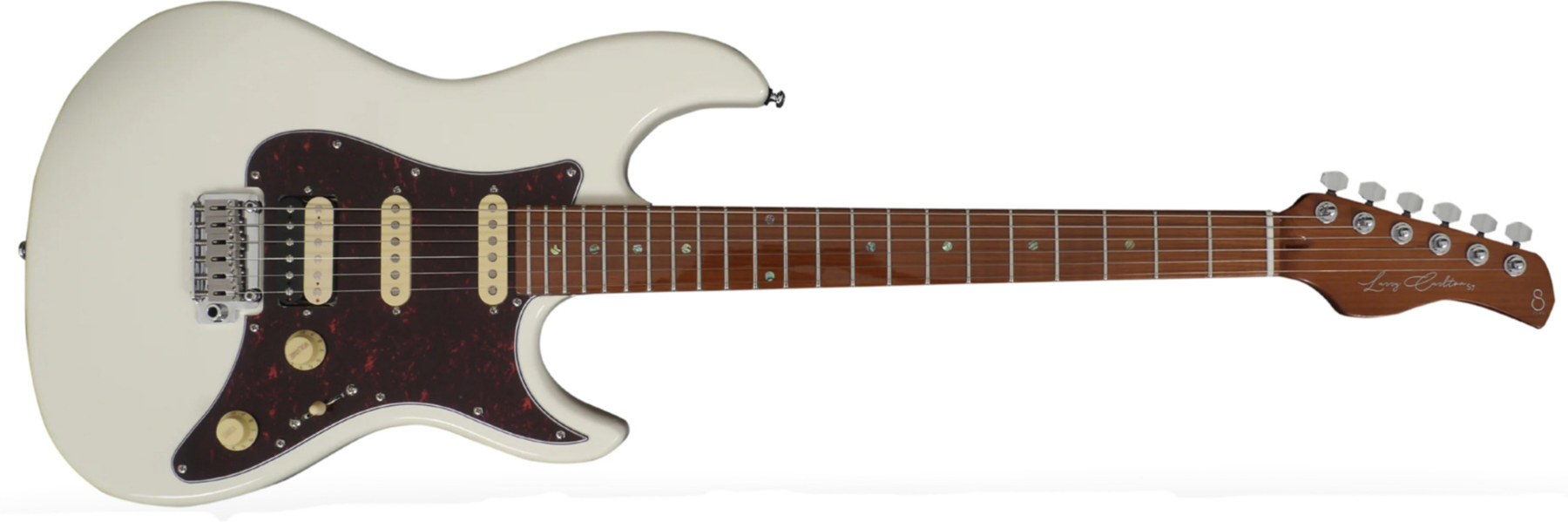 Sire Larry Carlton S7 Signature Hss Trem Mn - Antique White - E-Gitarre in Str-Form - Main picture