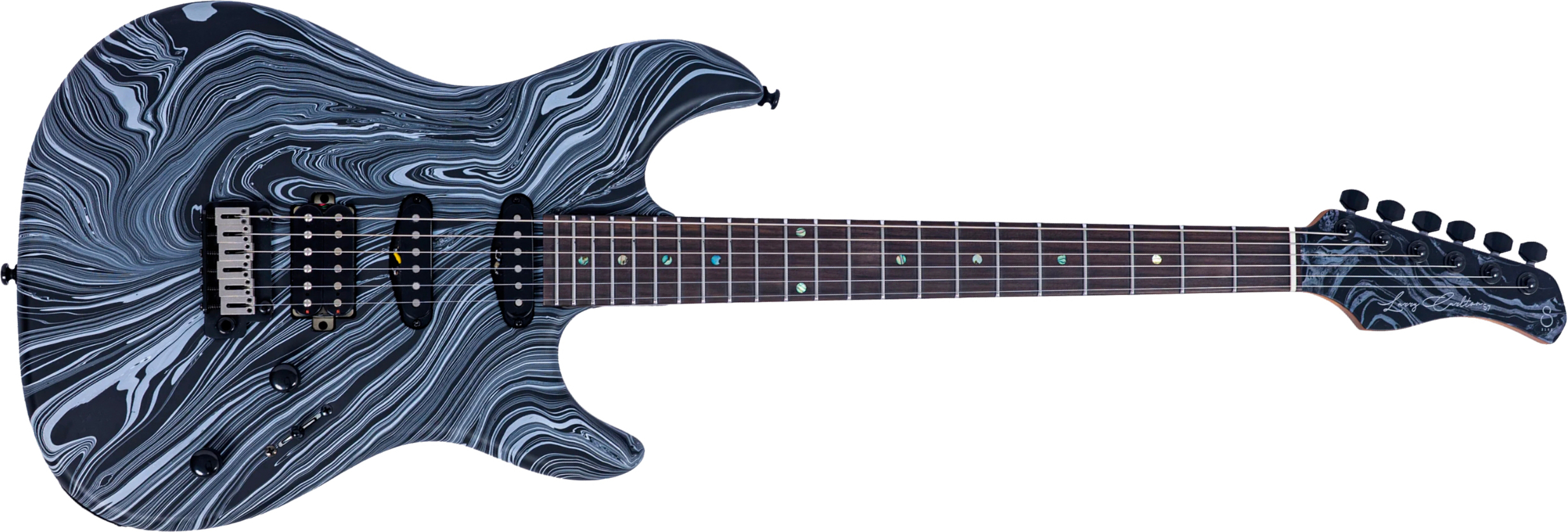 Sire Larry Carlton S7 Sw Hss Trem Rw - Black Swirl - E-Gitarre in Str-Form - Main picture