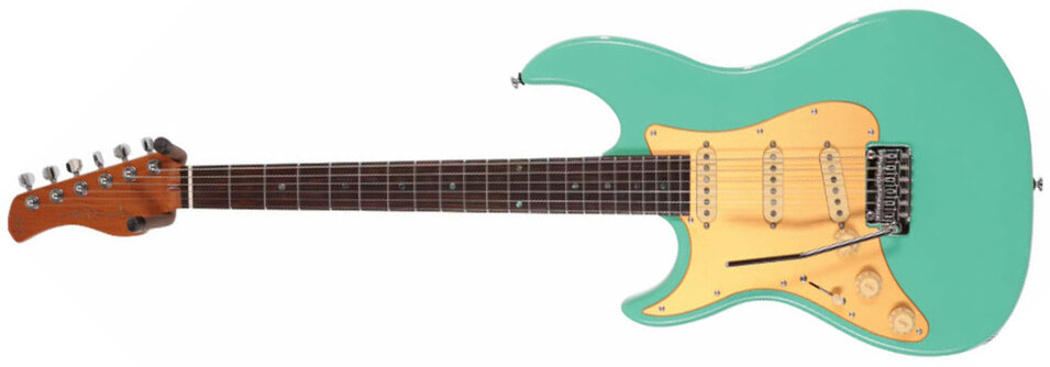 Sire Larry Carlton S7 Vintage Lh Signature Gaucher 3s Trem Mn - Mild Green - Signature-E-Gitarre - Main picture
