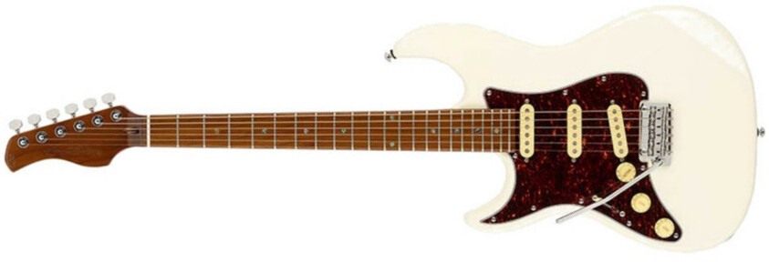 Sire Larry Carlton S7 Vintage Signature Gaucher 3s Trem Mn - Antique White - E-Gitarre für Linkshänder - Main picture